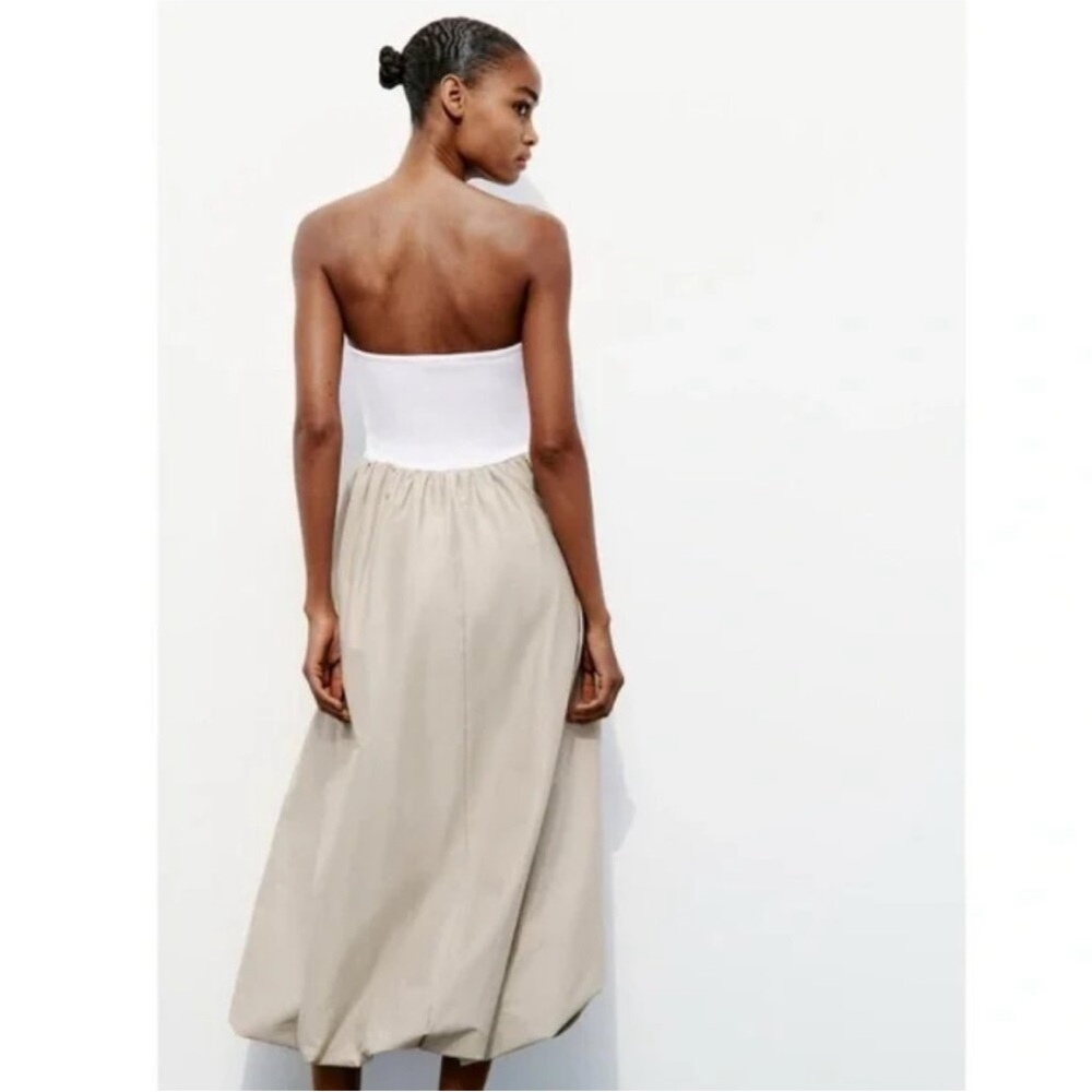 NEW Zara Combination Ballon Dress